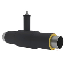 Кран шаровой ППУ ПЭ тип 1 Ст3сп LD 25х2,8х1900 мм ГОСТ 3262-75