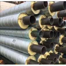 Труба в ППУ изоляции стальная в полиэтиленовой оболочке тип 2 Ст10 Ду57 57х4х140х3х38,5 мм ГОСТ 10705-80