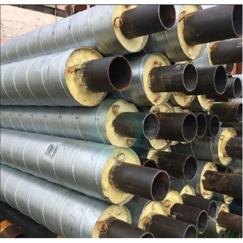 Труба в ППУ изоляции стальная в полиэтиленовой оболочке тип 1 09Г2С Ду76 76х3х140х3х29 мм ГОСТ 10705-80