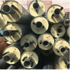 Труба в ППУ изоляции со спутником в полиэтиленовой оболочке тип 1 09Г2С Ду32 114х5 мм ГОСТ 8732-78